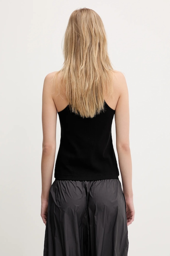 Дрехи Топ Palm Angels Classic Logo Rib PWAC020C99FAB0011003 черен