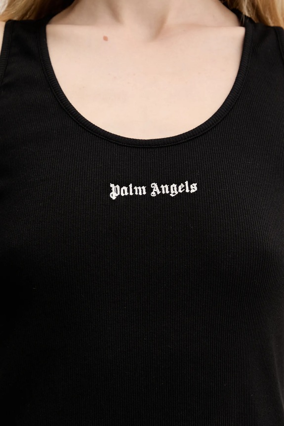 Топ Palm Angels Classic Logo Rib черен PWAC020C99FAB0011003