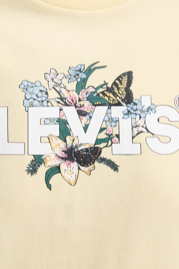 Bavlněné tričko Levi's THE PERFECT TEE 17369.3019 žlutá