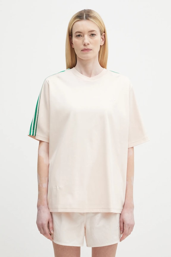 adidas Originals t-shirt bawełniany x Wales Bonner T T gładkie różowy JM8204