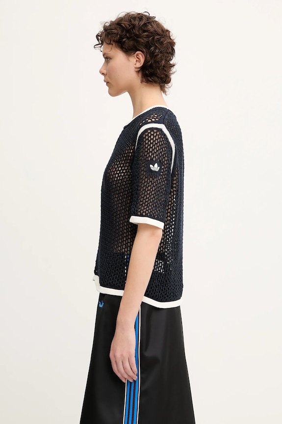 adidas Originals t-shirt x Wales Bonner Knit KA7052 navy SS25