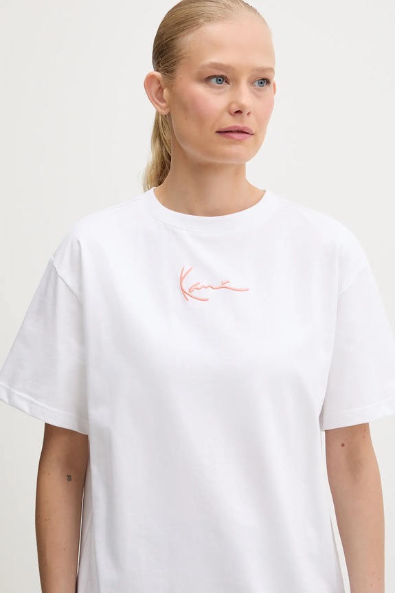 Karl Kani t-shirt bawełniany biały PD00005459