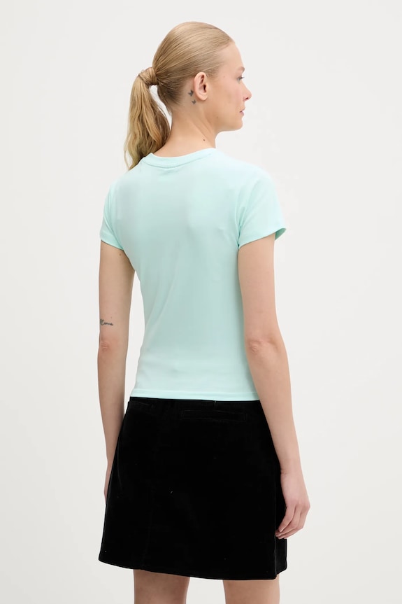 Odzież Karl Kani t-shirt PD00005467 turkusowy