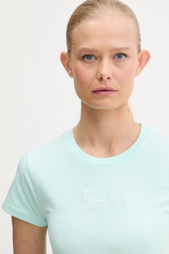 Karl Kani t-shirt turkusowy PD00005467