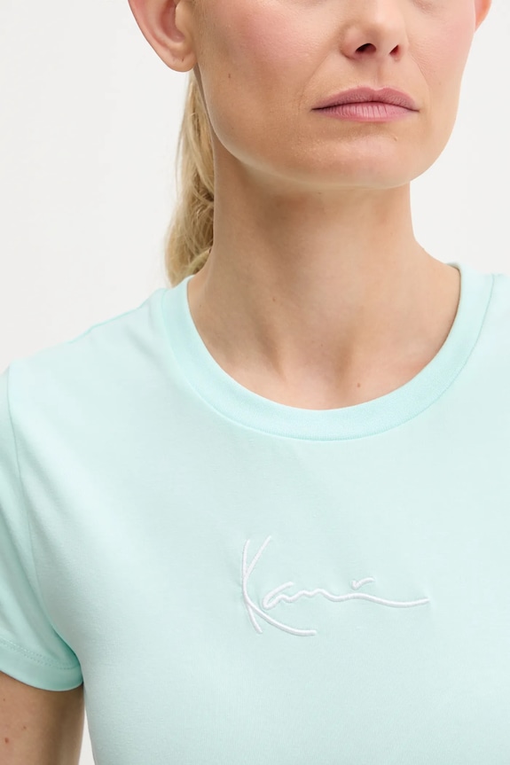 Karl Kani t-shirt PD00005467 turkusowy