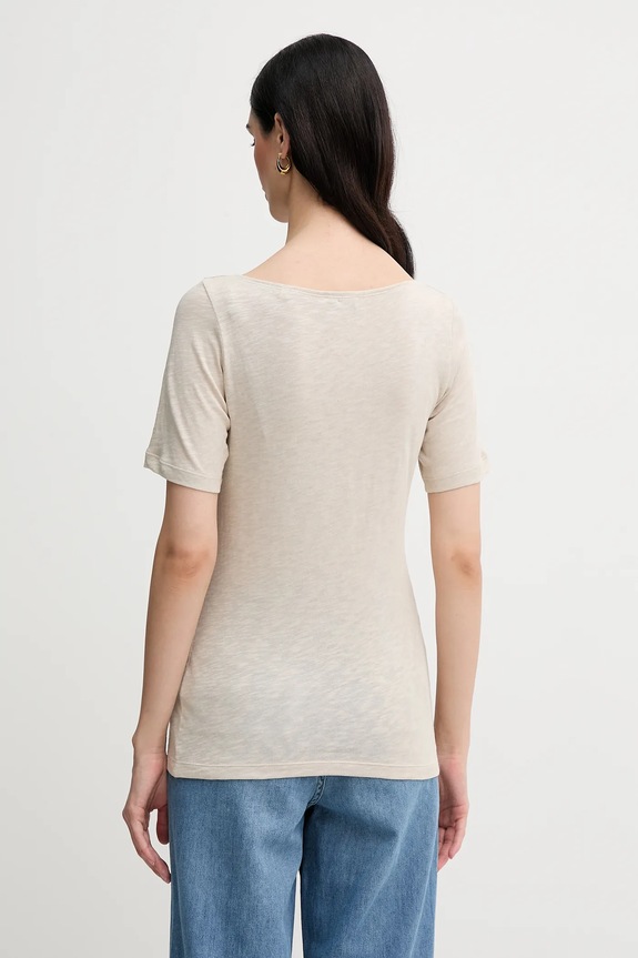 Marc O'Polo t-shirt 504226151231 bézs SS25