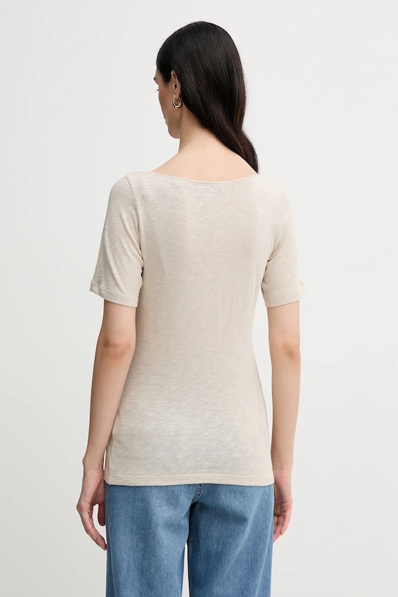Marc O'Polo t-shirt 504226151231 bézs SS25