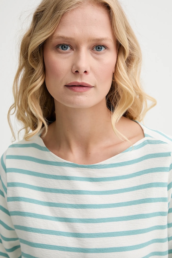 Marc O'Polo t-shirt in cotone turchese 516204051243