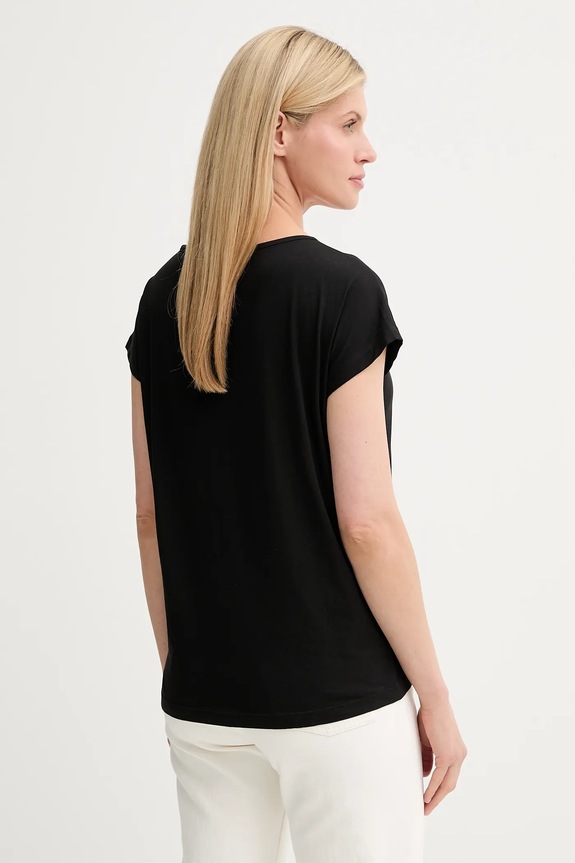 Odzież Marc O'Polo t-shirt bawełniany M04206751377 czarny