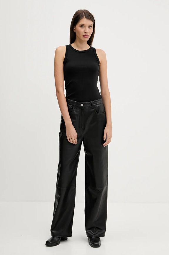 Abercrombie & Fitch pamut top KI139.5180.900 fekete SS25