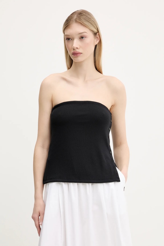 Abercrombie & Fitch top z elastanem czarny KI139.5414.900