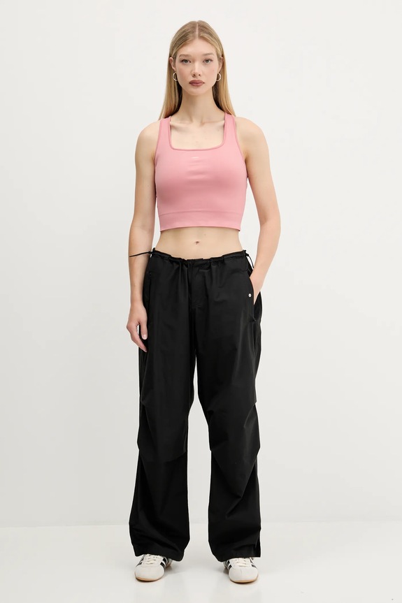 Top Pangaia Plant-Stretch Ribbed Tank Top 10002425 ροζ AW25