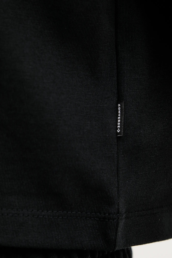 Бавовняна футболка Converse 10026367.A02 чорний