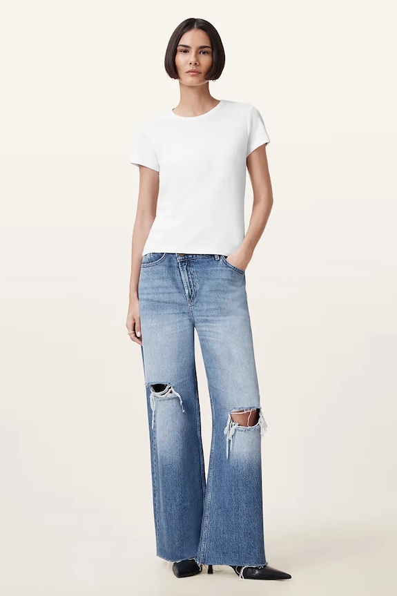 Bavlněné tričko AllSaints STEVIE W194JA