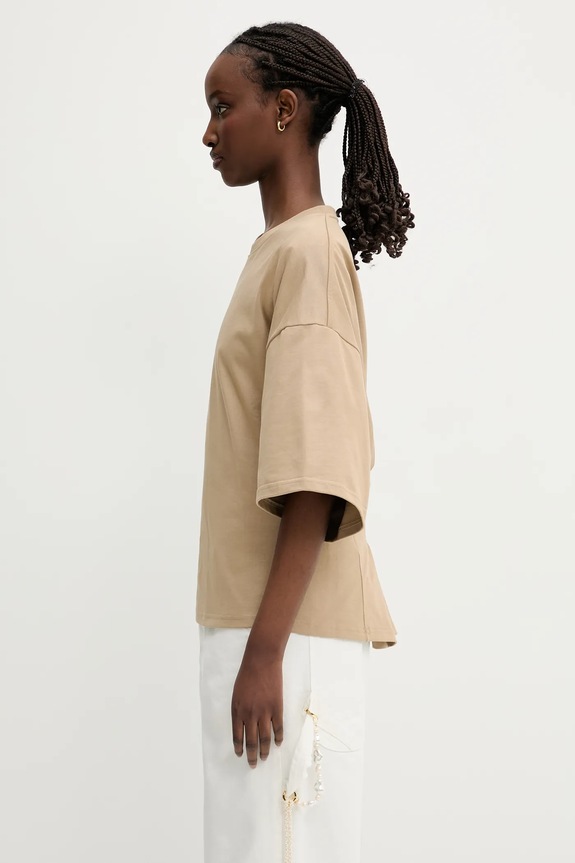 DARKPARK t-shirt in cotone Doyle WJE07.JSW07 beige SS25