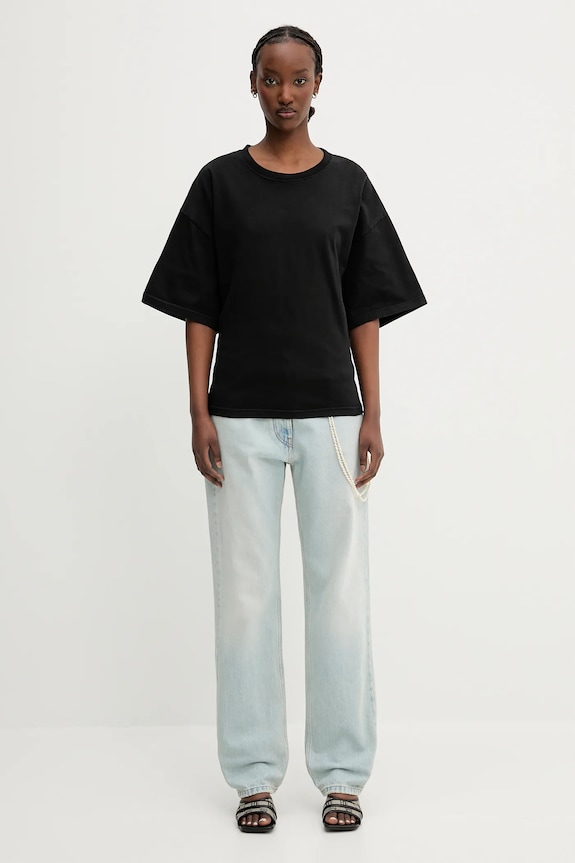 DARKPARK cotton t-shirt Doyle WJE07.JSW07 black