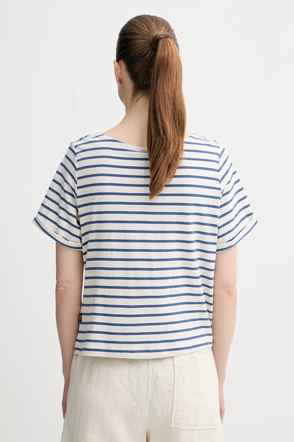 Îmbrăcăminte G-Star tricou din bumbac D26224.C339 bleumarin