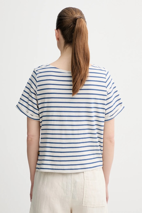 Îmbrăcăminte G-Star tricou din bumbac D26224.C339 bleumarin