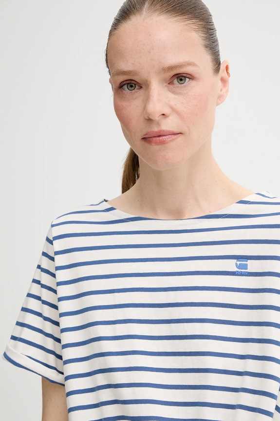 G-Star tricou din bumbac bleumarin D26224.C339
