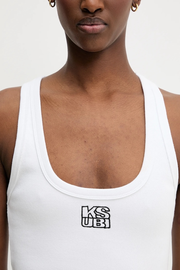 KSUBI top stacked origin white WPS24TA005