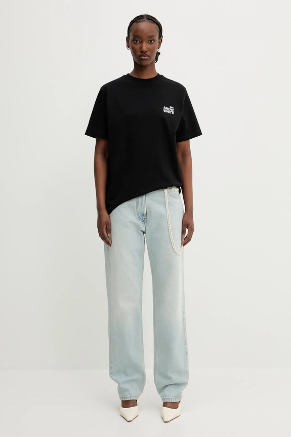 Coperni x Disney cotton t-shirt Snow White DJS03F5036SNO
