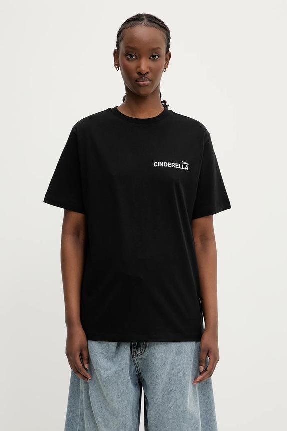 Clothing Coperni x Disney cotton t-shirt Cinderella DJS03F5036CIN black