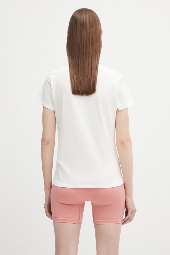 Îmbrăcăminte Pangaia tricou Cotton-Stretch T-shirt 10002430 alb