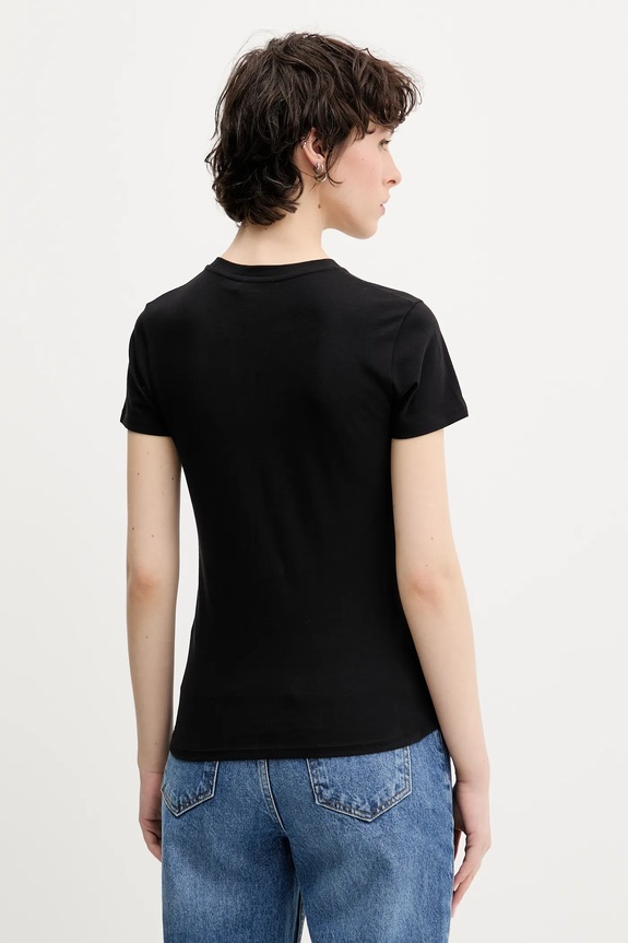 Одежда Футболка Pangaia Cotton-Stretch T-shirt 10002430 чёрный