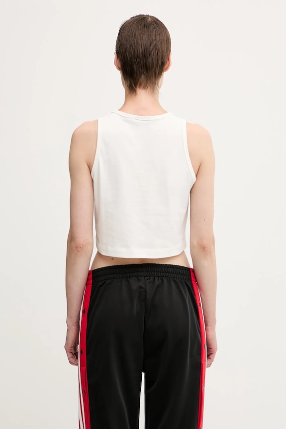Ρούχα Top Pangaia Cotton-Stretch Tank Top 10002428 λευκό