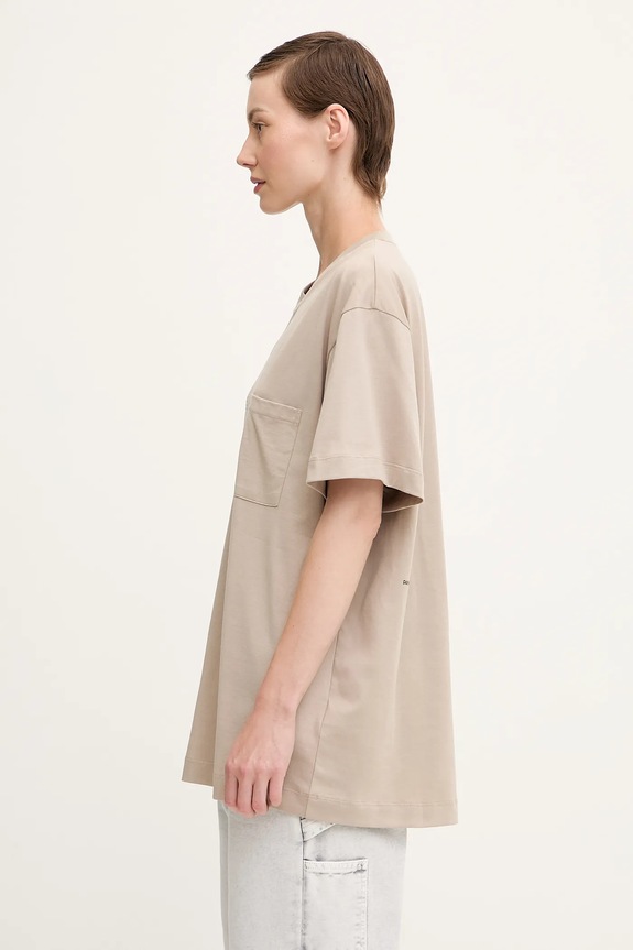 Pangaia t-shirt in cotone Lightweight Pocket T-Shirt 10002566 verde SS25