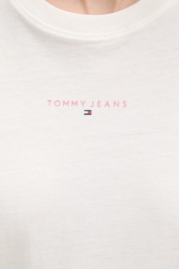 Tričko Tommy Jeans DW0DW21964 béžová