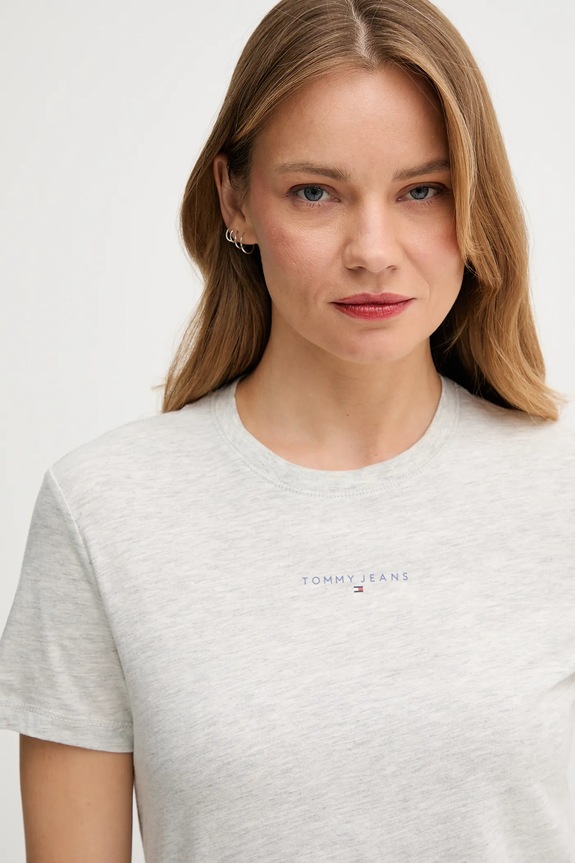 Oblečenie Tričko Tommy Jeans DW0DW21964 sivá