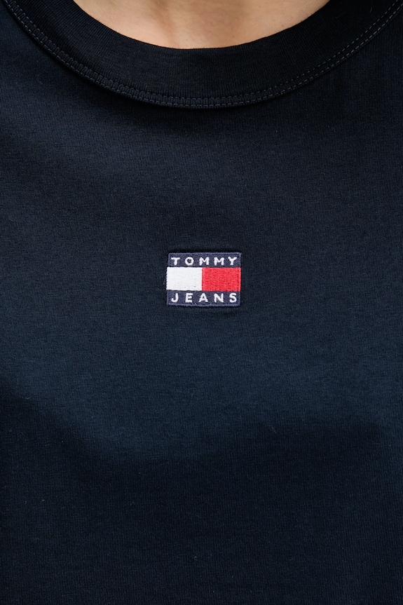 Tommy Jeans тениска от памук DW0DW22202 тъмносин