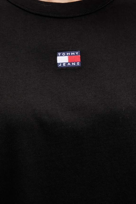 Tommy Jeans T-shirt bawełniany DW0DW22202 czarny