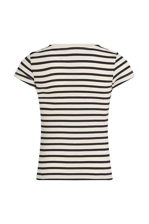 Dievča Detské bavlnené tričko Calvin Klein Jeans IG0IG02799.104.116.PPYA čierna
