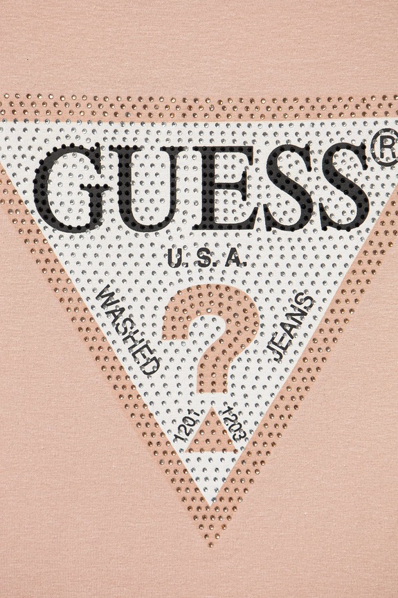 Dziewczynka Guess t-shirt dziecięcy J2YI51.K6YW1.PPYA różowy