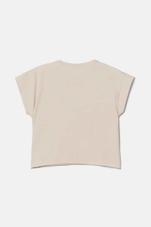 Guess t-shirt dziecięcy J4BI34.J1314.PPYA beżowy SS25