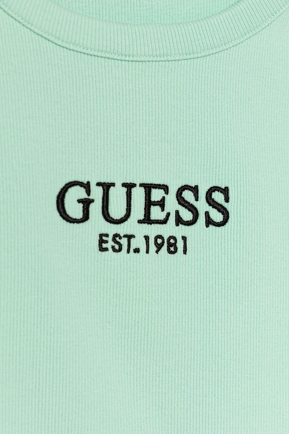 Dziewczynka Guess top dziecięcy J4YI16.KBZP4.PPYA turkusowy