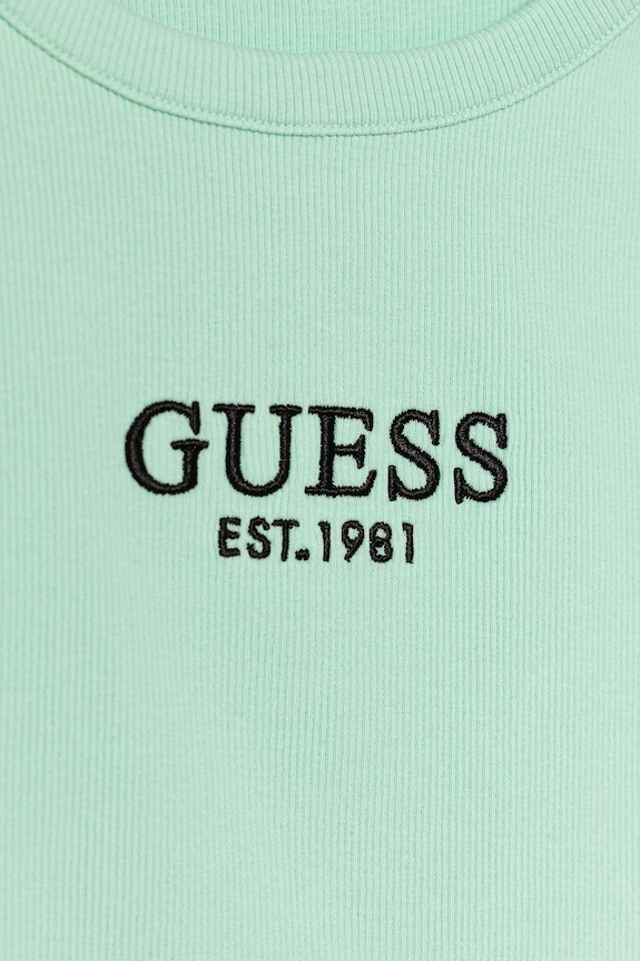 Dziewczynka Guess top dziecięcy J4YI16.KBZP4.PPYA turkusowy