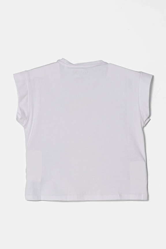 Guess t-shirt dziecięcy J5RI00.K6YW4.PPYA biały SS25