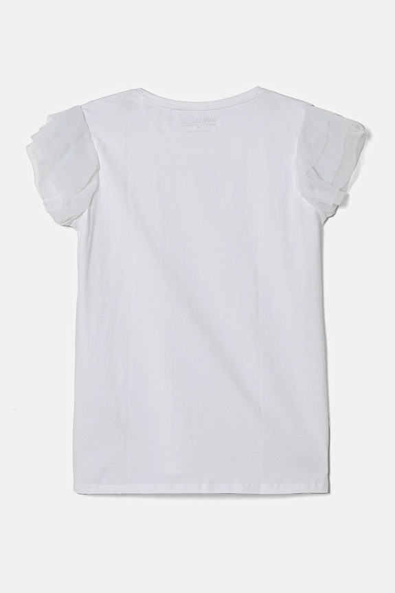 Guess t-shirt dziecięcy J5RI17.K6YW4.PPYA biały SS25