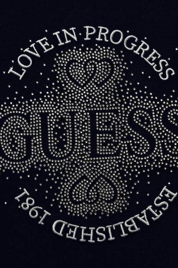 Fete Guess tricou copii J5RI36.K6YW4.PPYA bleumarin