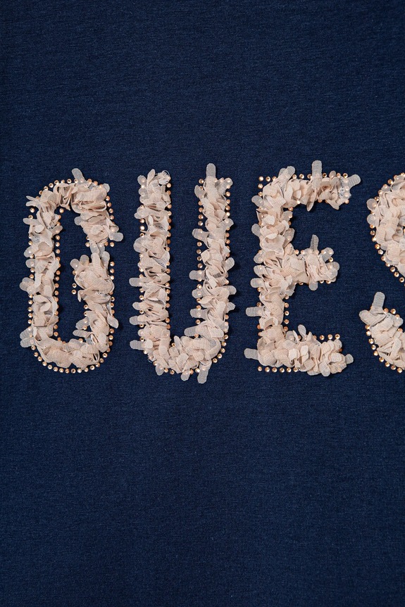 Fete Guess tricou copii J5RI37.K6YW4.PPYA bleumarin