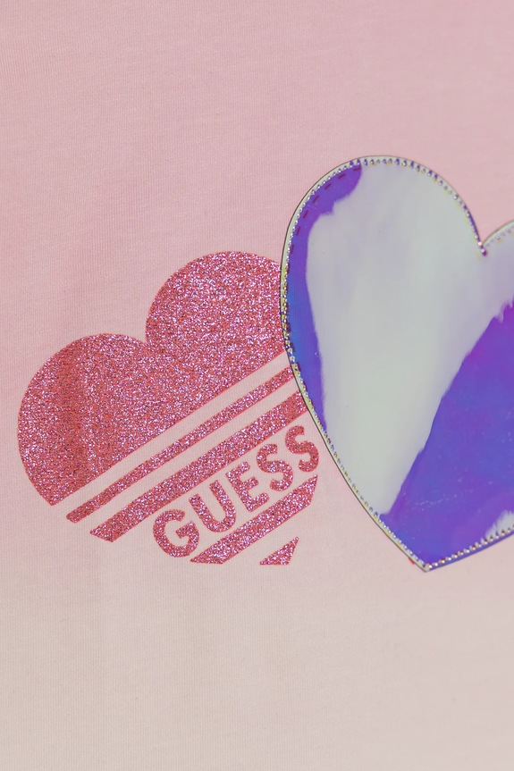 DÍVKA Dětské tričko Guess K5RI11.K6YW4.PPYA růžová