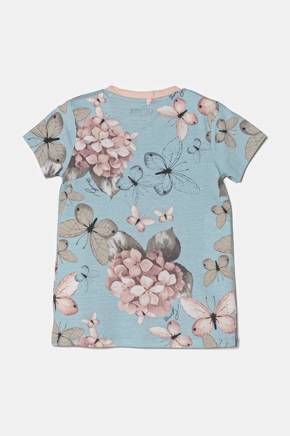 Guess tricou copii K5RI15.K6YW4.PPYA albastru SS25