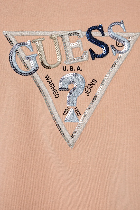 Fete Guess tricou copii K5RI16.K6YW4.PPYA portocaliu