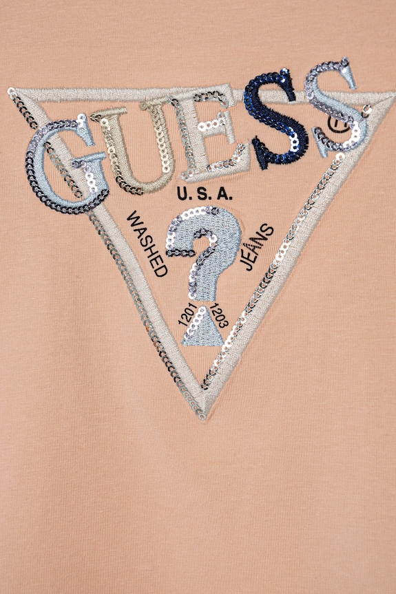 Fete Guess tricou copii K5RI16.K6YW4.PPYA portocaliu