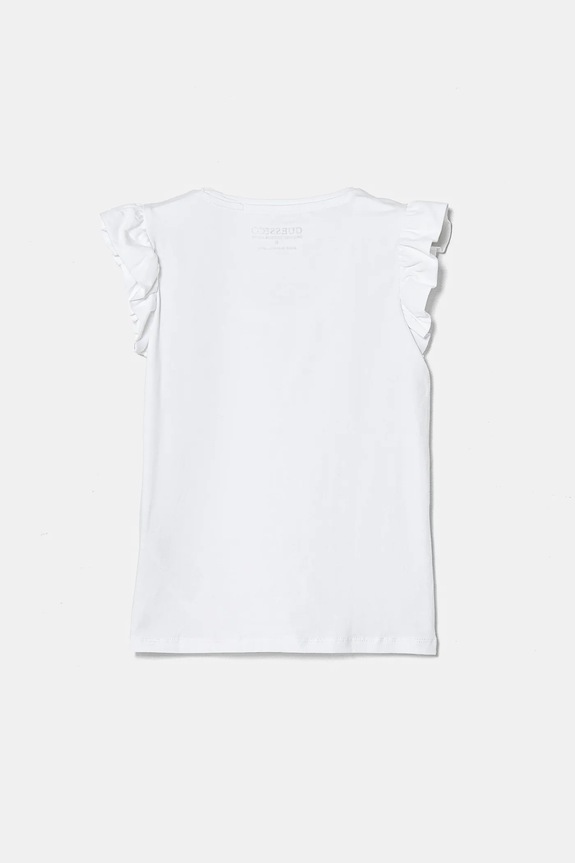 Dětské tričko Guess K5RI26.K6YW4.PPYA bílá SS25
