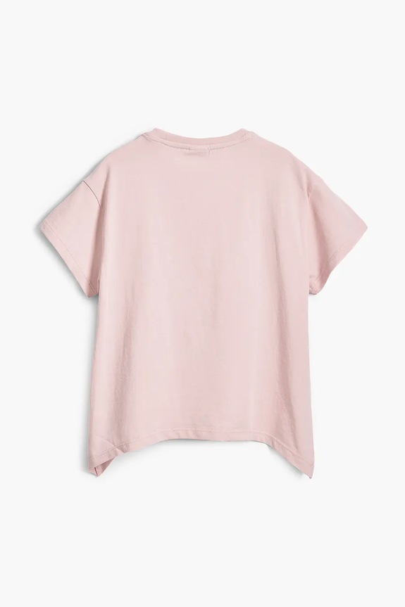 Deklice Otroška bombažna kratka majica Desigual 25SGTK01 roza