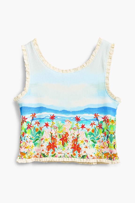 Otroški top Desigual 25SGTK06 modra SS25